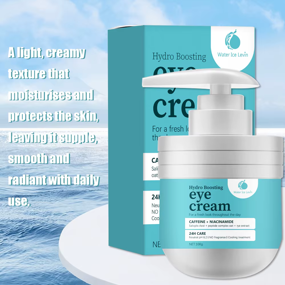 100g Crème hydratante pour les yeux : caféine + acide aminosalylique niacin + complexe peptidique + extrait de seigle