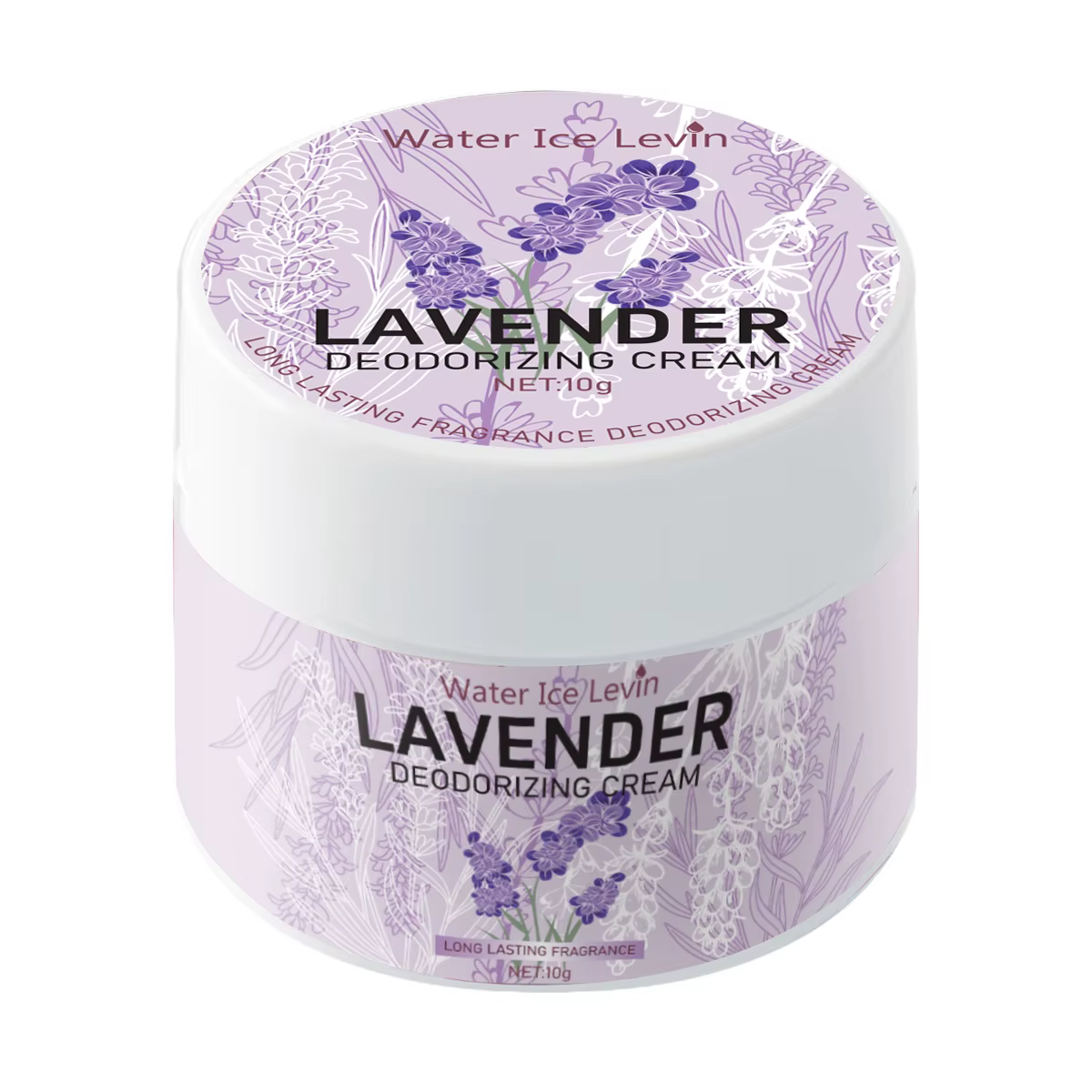 Crème déodorante contenant des ingrédients floraux