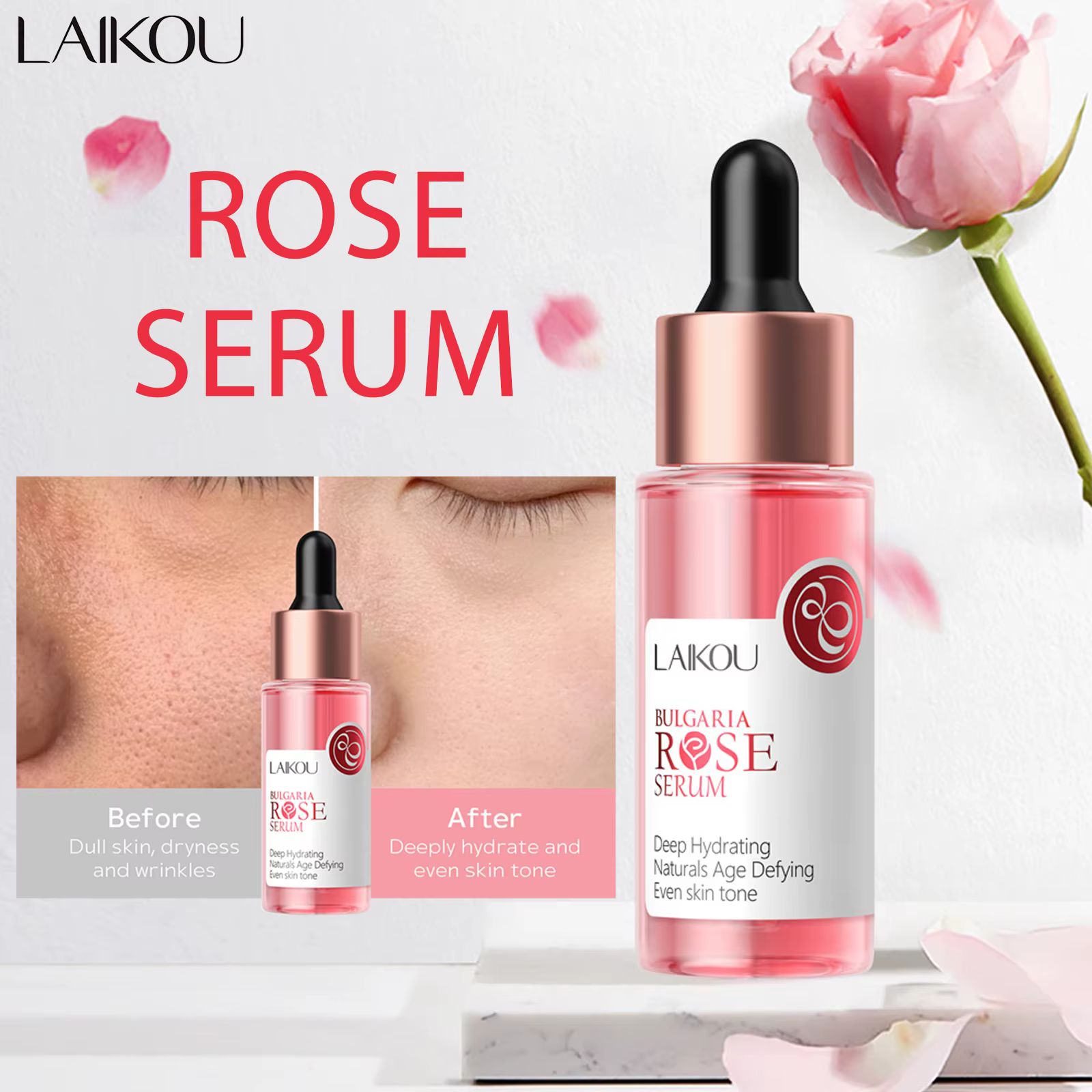 LAIKOU Bulgarie Rose visage sérum