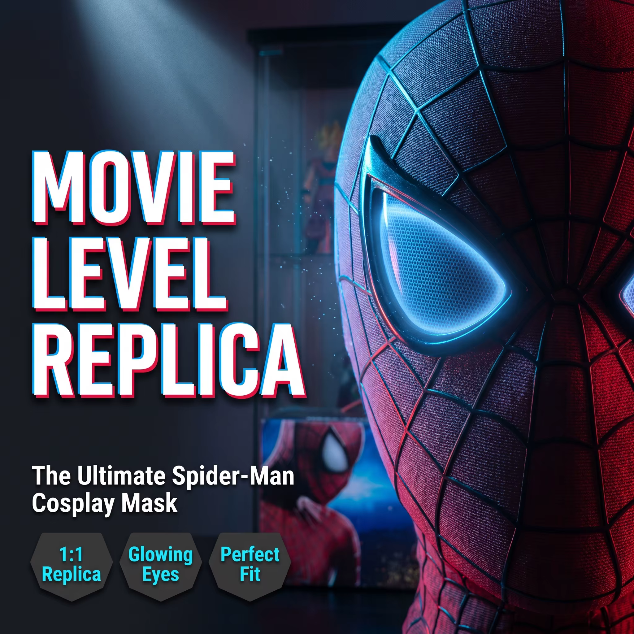 Nouveau masque artisanal de haute qualité de Spider-Man 2, version Spiderman Garfield de Peter Parker, pour Halloween, cadeau de Noël