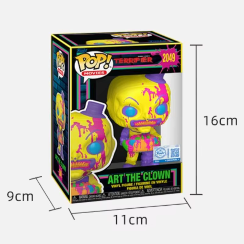 Funko POP Original Terrifier ART THE CLOWN, collection de figurines d'action, jouets pour cadeau d'anniversaire