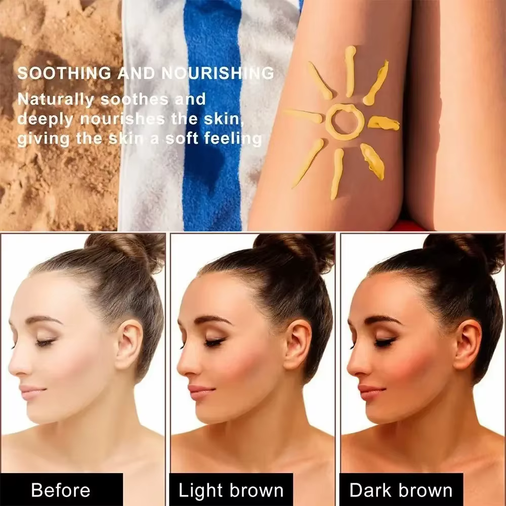 Crème solaire pour la peau en été