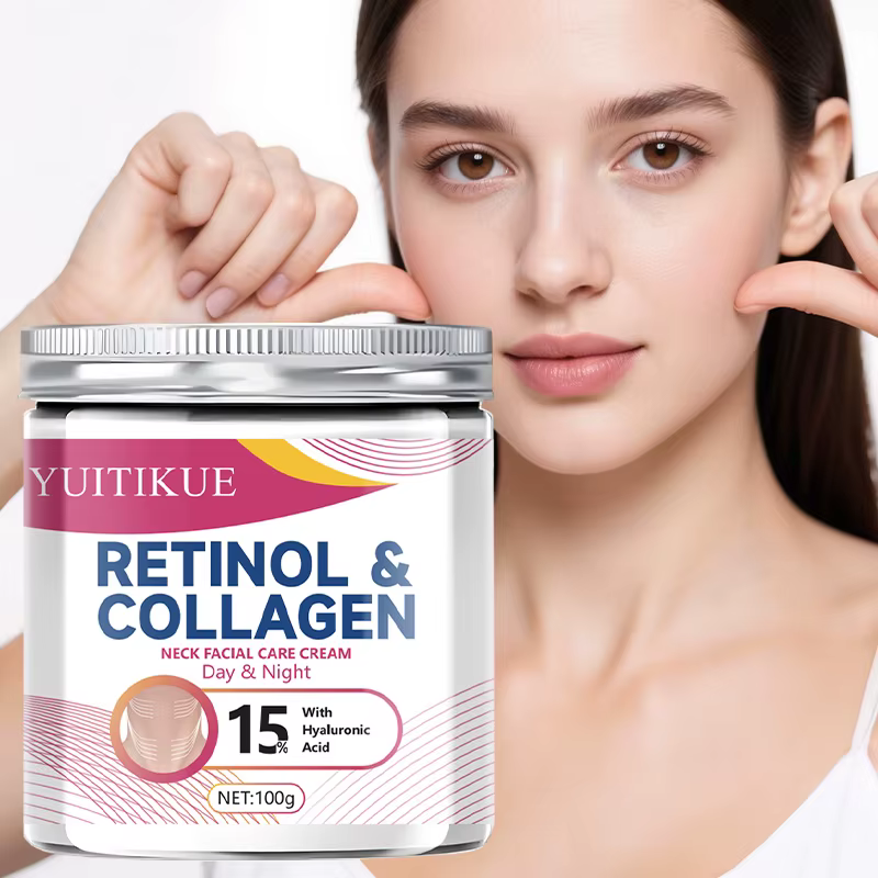 Crème au collagène pour le cou qui réduit les rides du cou