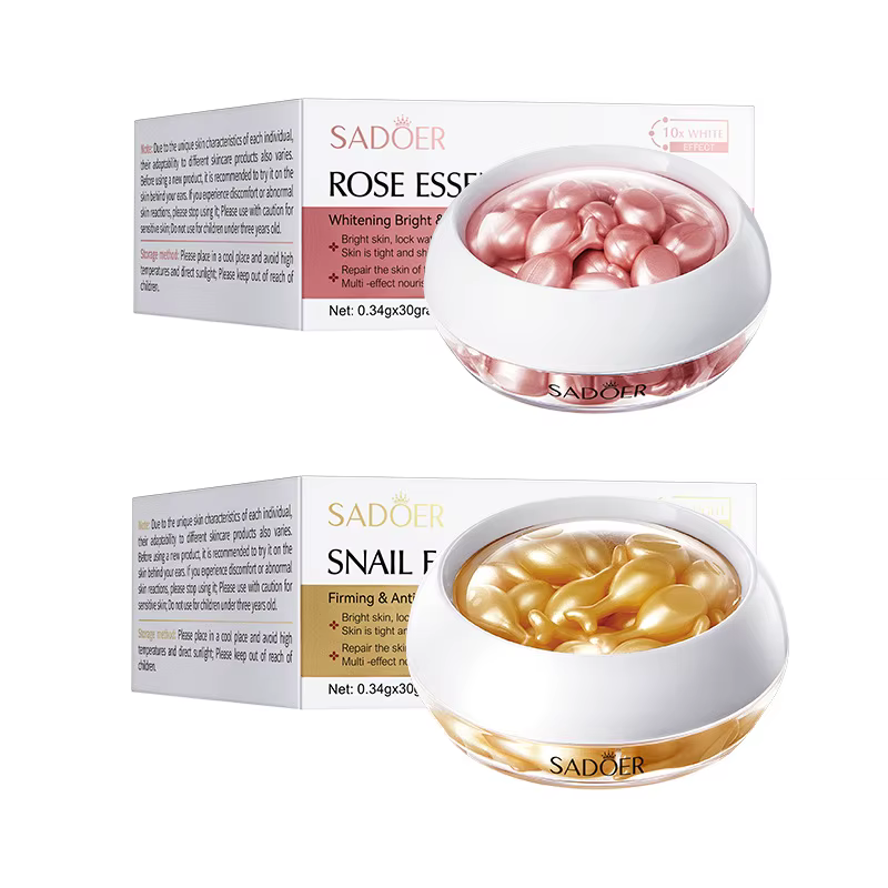 30 pièces SADOER Rose Sanil visage sérum Capsule