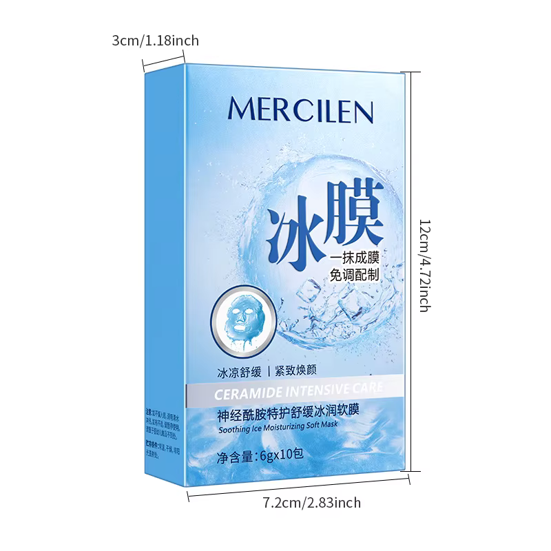Masque hydratant doux Mercilen Ceramide Ice