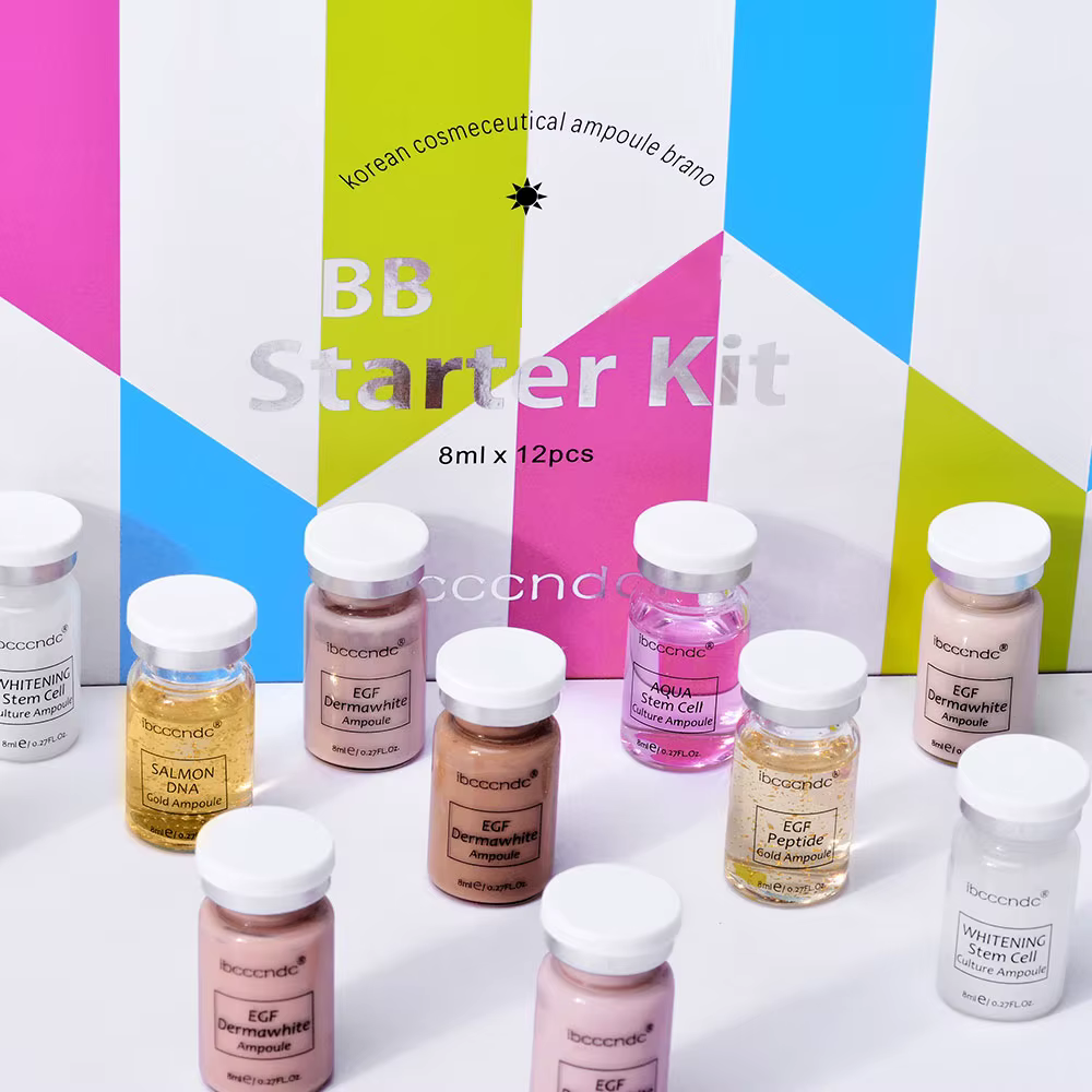 Corée BB crème lueur débutant Kit de démarrage Niacinamide/Peptide visage soin de la peau sérum Essence