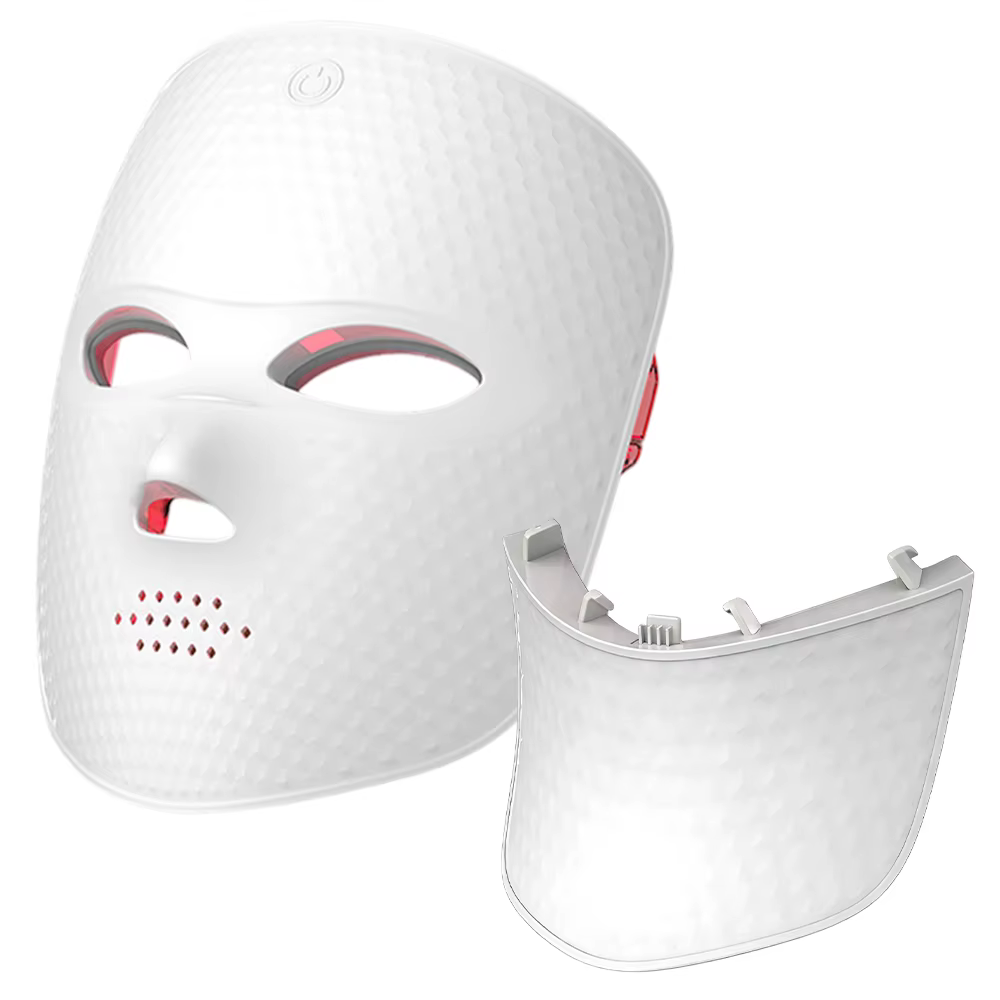 Masque LED facial 2 en 1 avec masque LED pour le cou