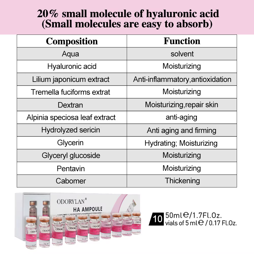 Sérum pour le visage à l'acide hyaluronique