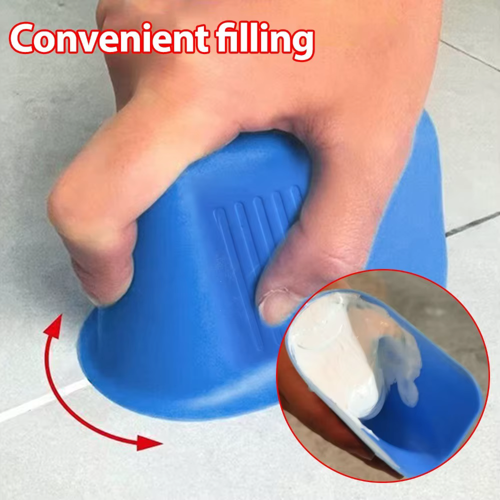 Outil de raclage de remplissage de joints, finition de calfeutrage en caoutchouc, scellant de sol de maison, grattoir lisse, finition de coulis de carrelage, Kit de coulis, outil manuel