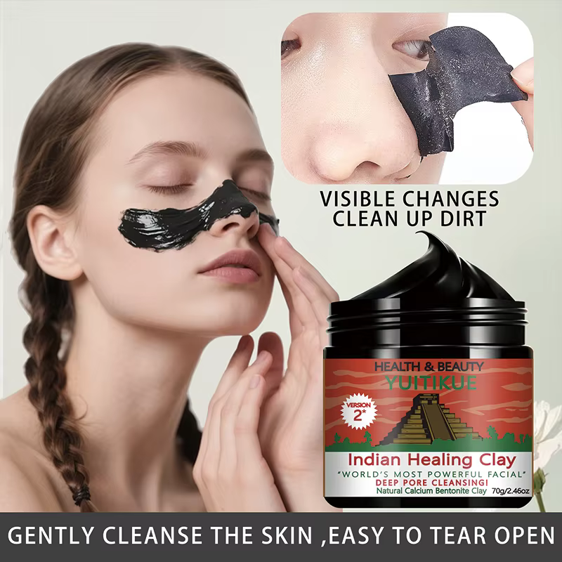 Masque de soin à l'argile indienne YUITIKUE