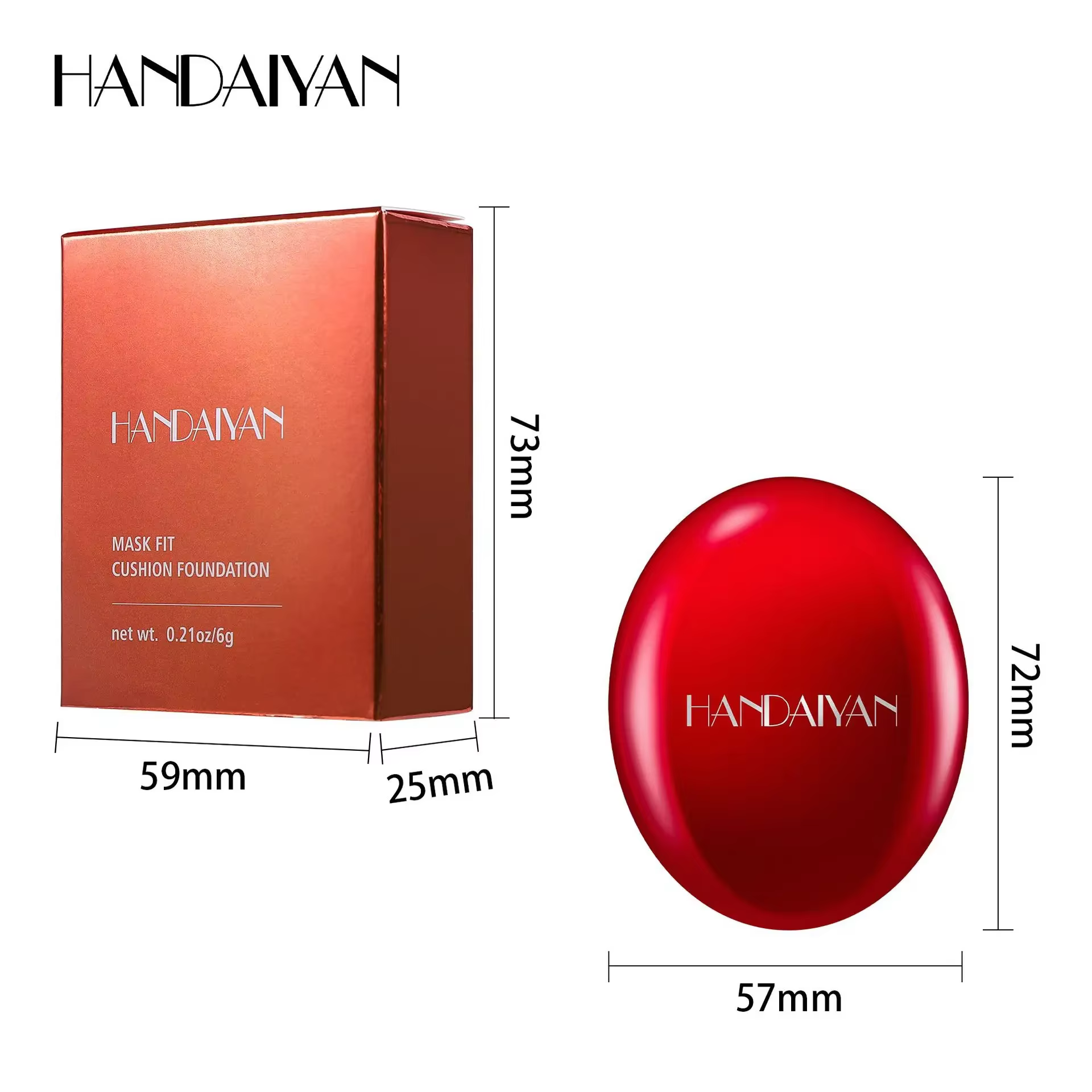 BB Cream-Fond de teint éclaircissant longue durée pour femme