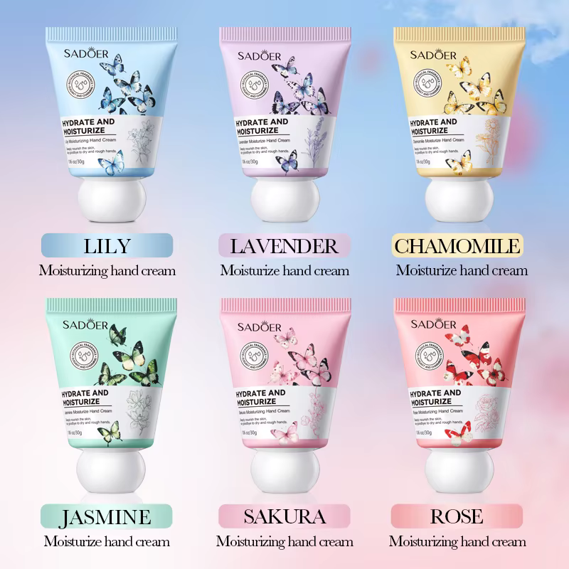 Crème pour les mains florale SADOER