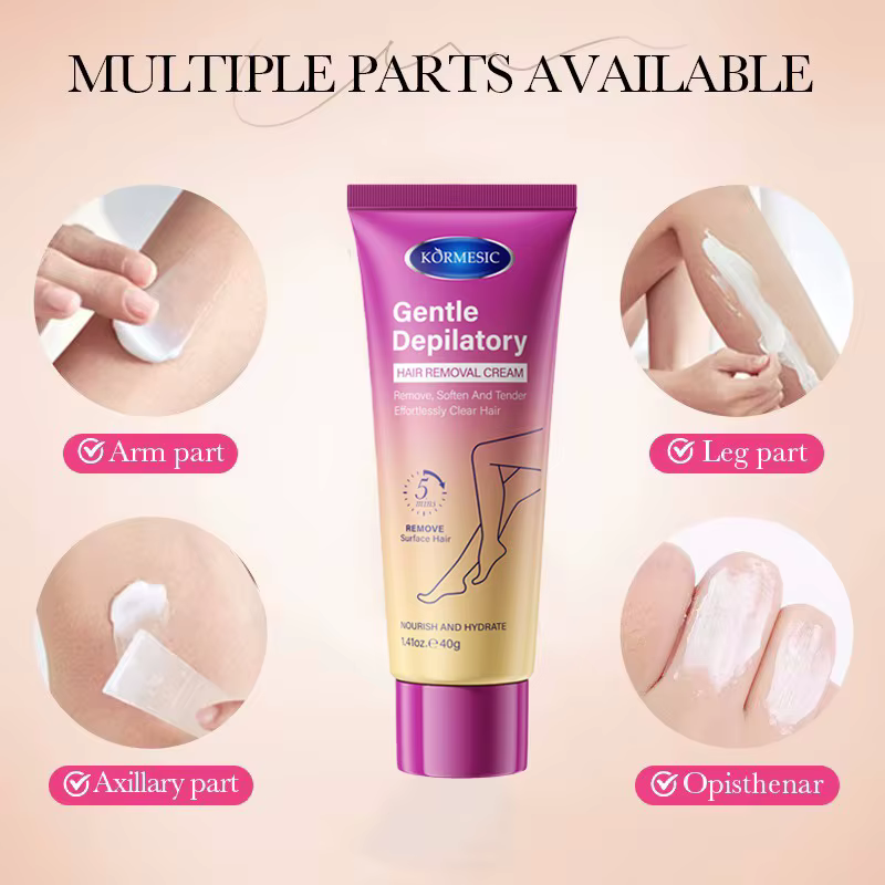 Crème dépilatoire permanente