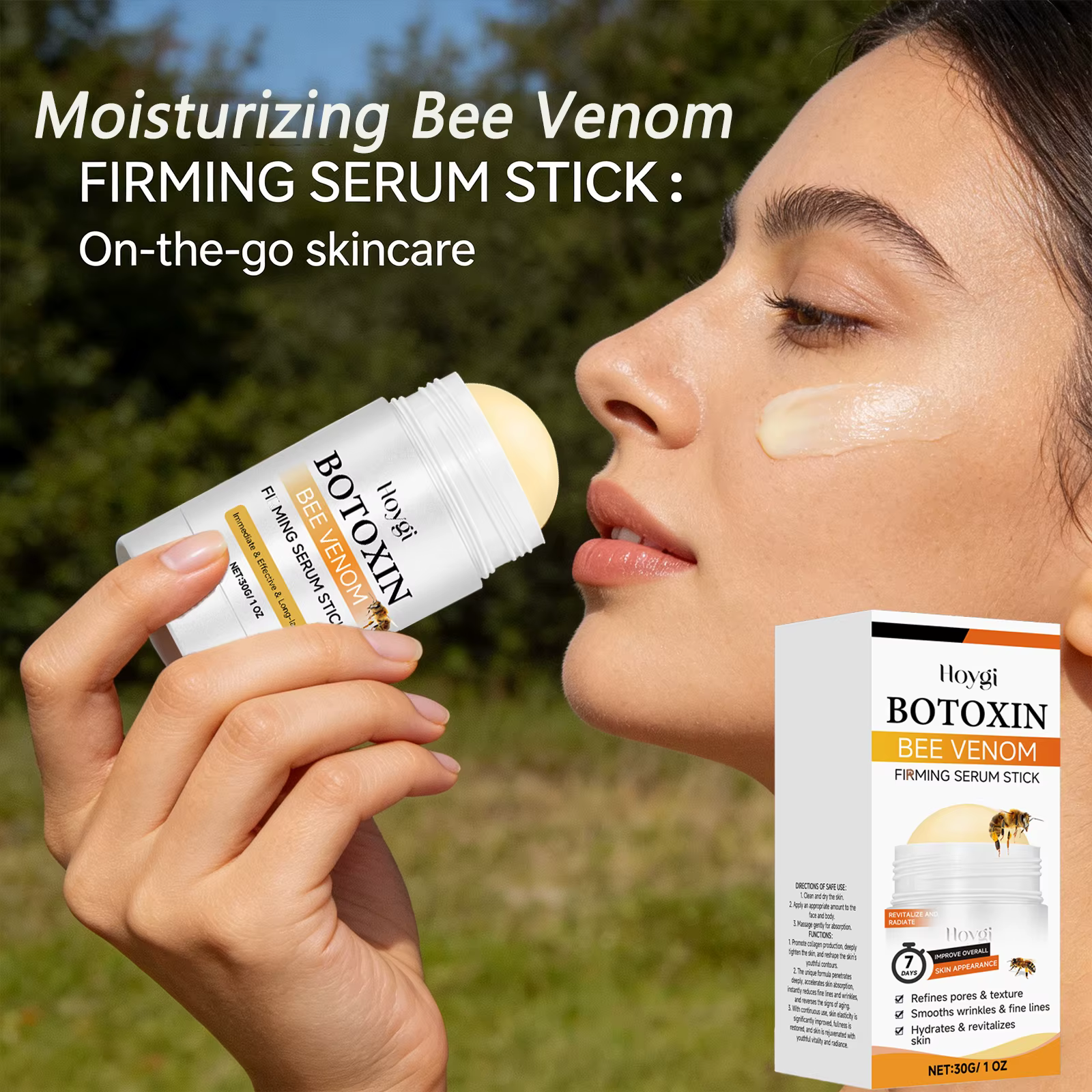 Sérum raffermissant au venin d'abeille en stick
