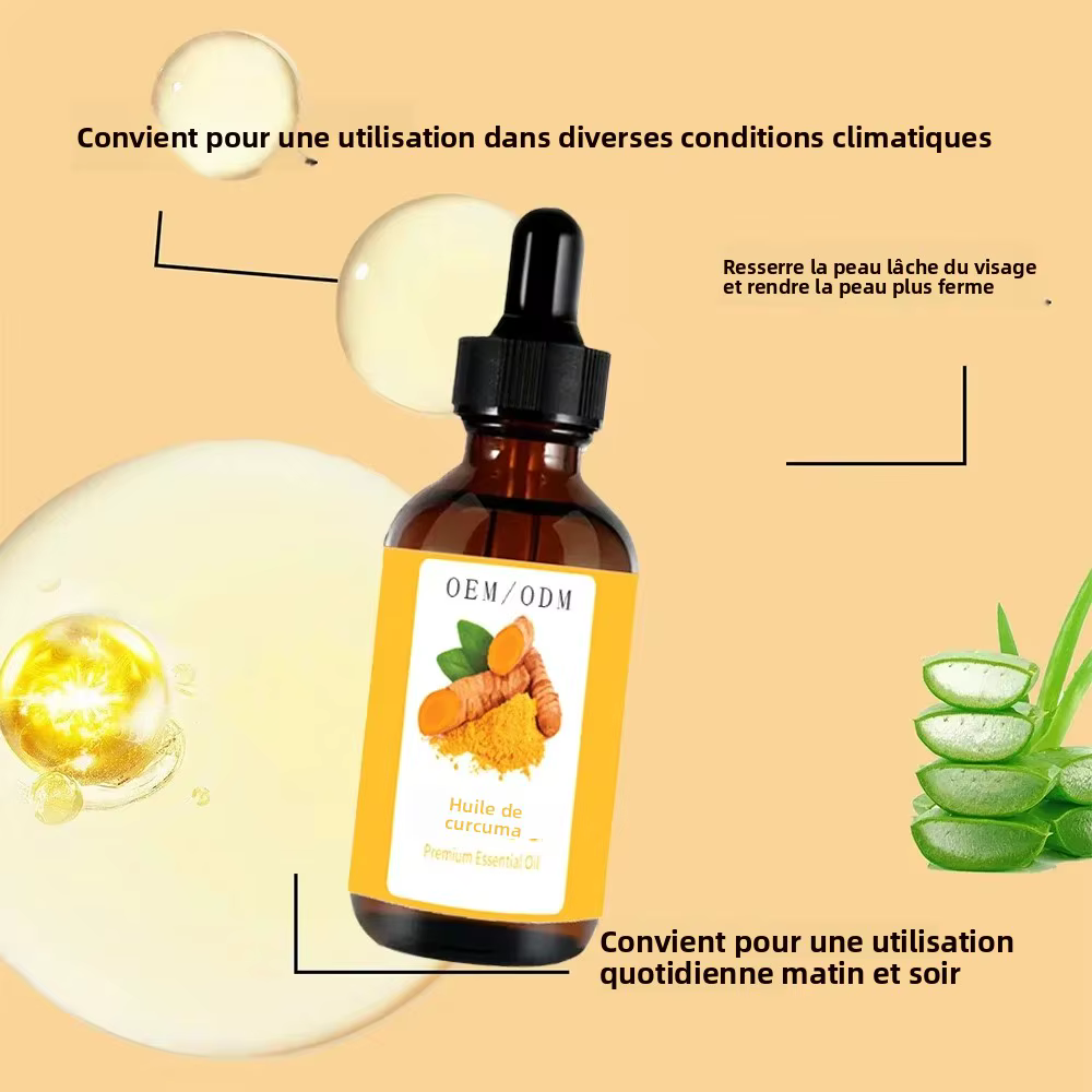 Sérum correcteur de curcuma pour le visage et le corps