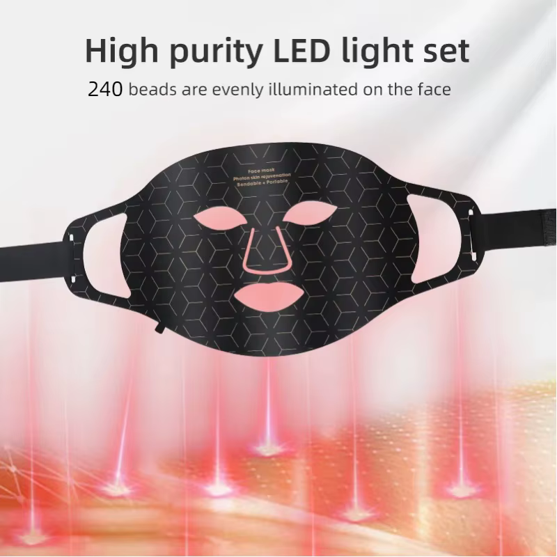 Masque de thérapie à lumière LED infrarouge