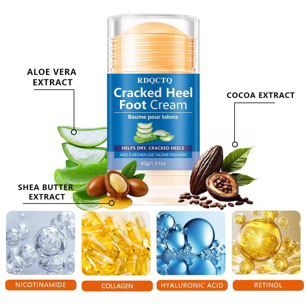 Crème hydratante intensive pour les pieds et les mains, 1/2 pièces, crème hydratante pour les pieds et les mains