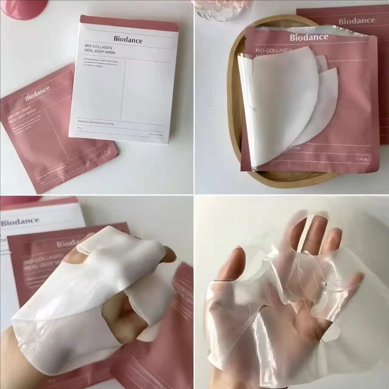 Masque facial anti-rides au collagène Biodance