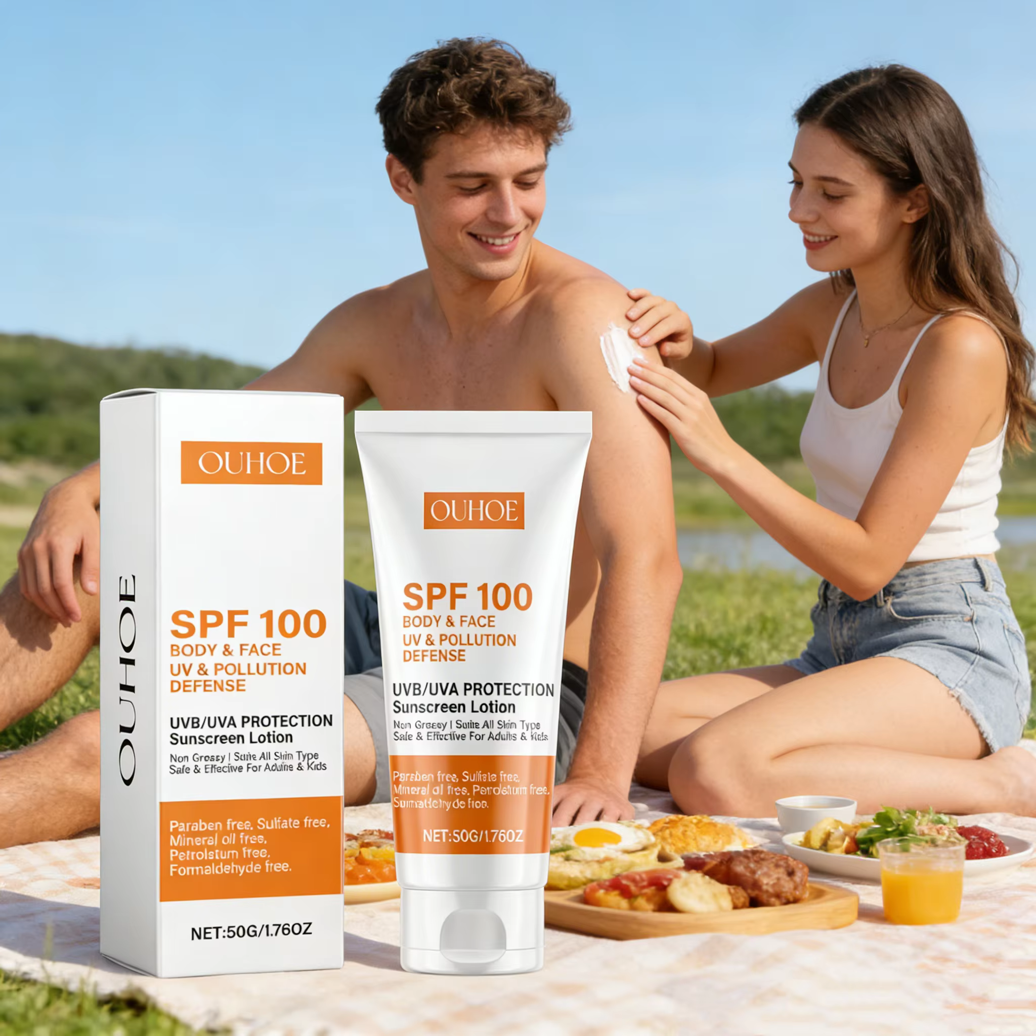 Lotion solaire anti-âge SPF100