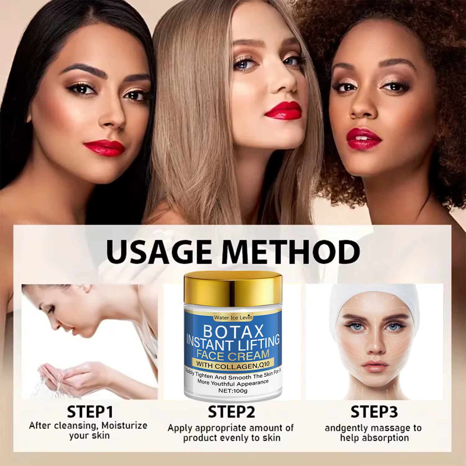 Crème Visage Fermeté à l‘Effet Liftant 100g