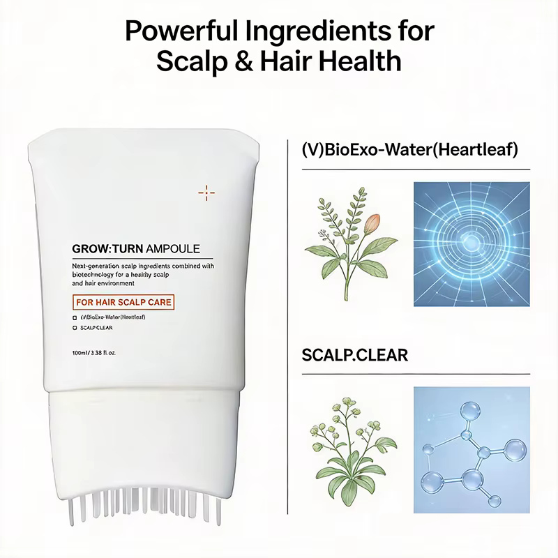 Sérum capillaire avec brosse intégrée