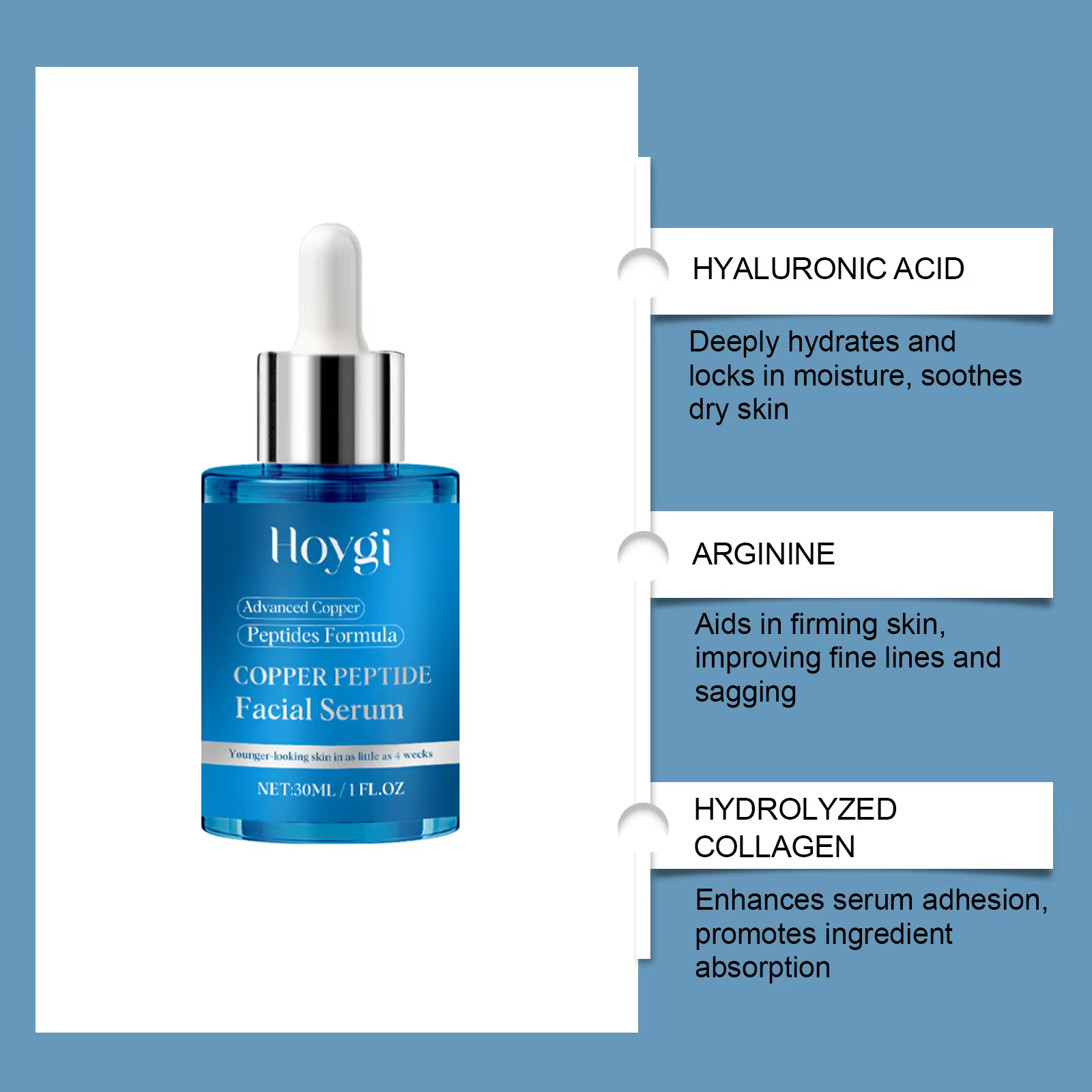 Sérum facial au cuivre