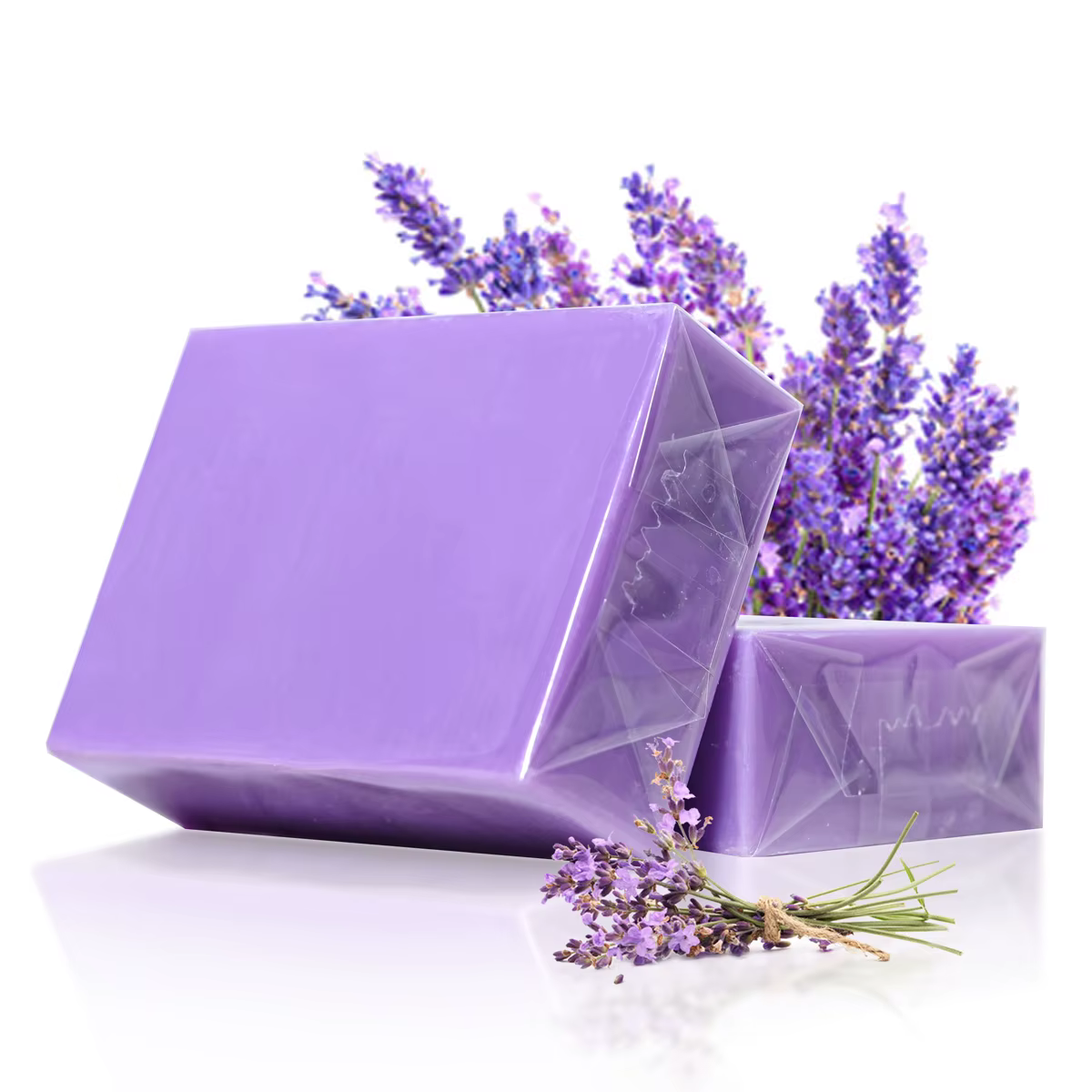 Savon aux huiles essentielles de lavande biologique naturel