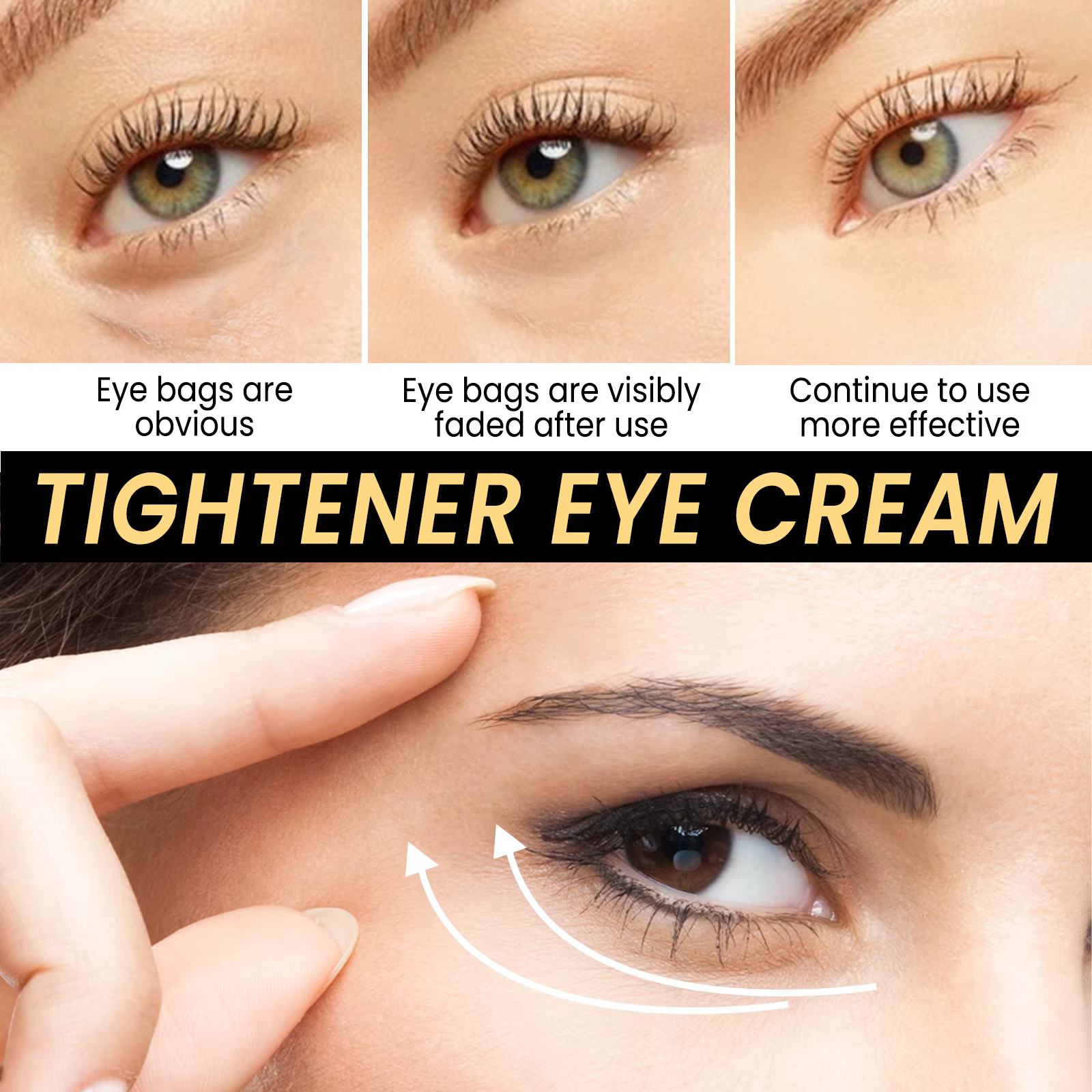 EELHOE crème raffermissante pour les yeux pour l'élimination des cernes Anti sacs sous