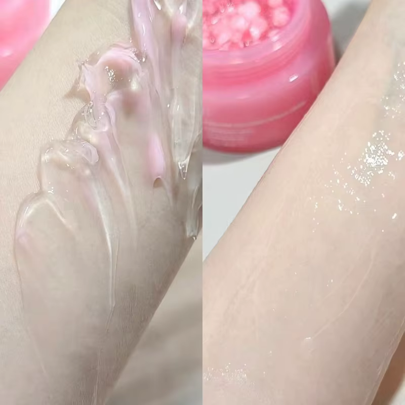 Crème Coréenne au Collagène Rose PDRN en Capsules avec Niacinamide pour un Teint Uniforme