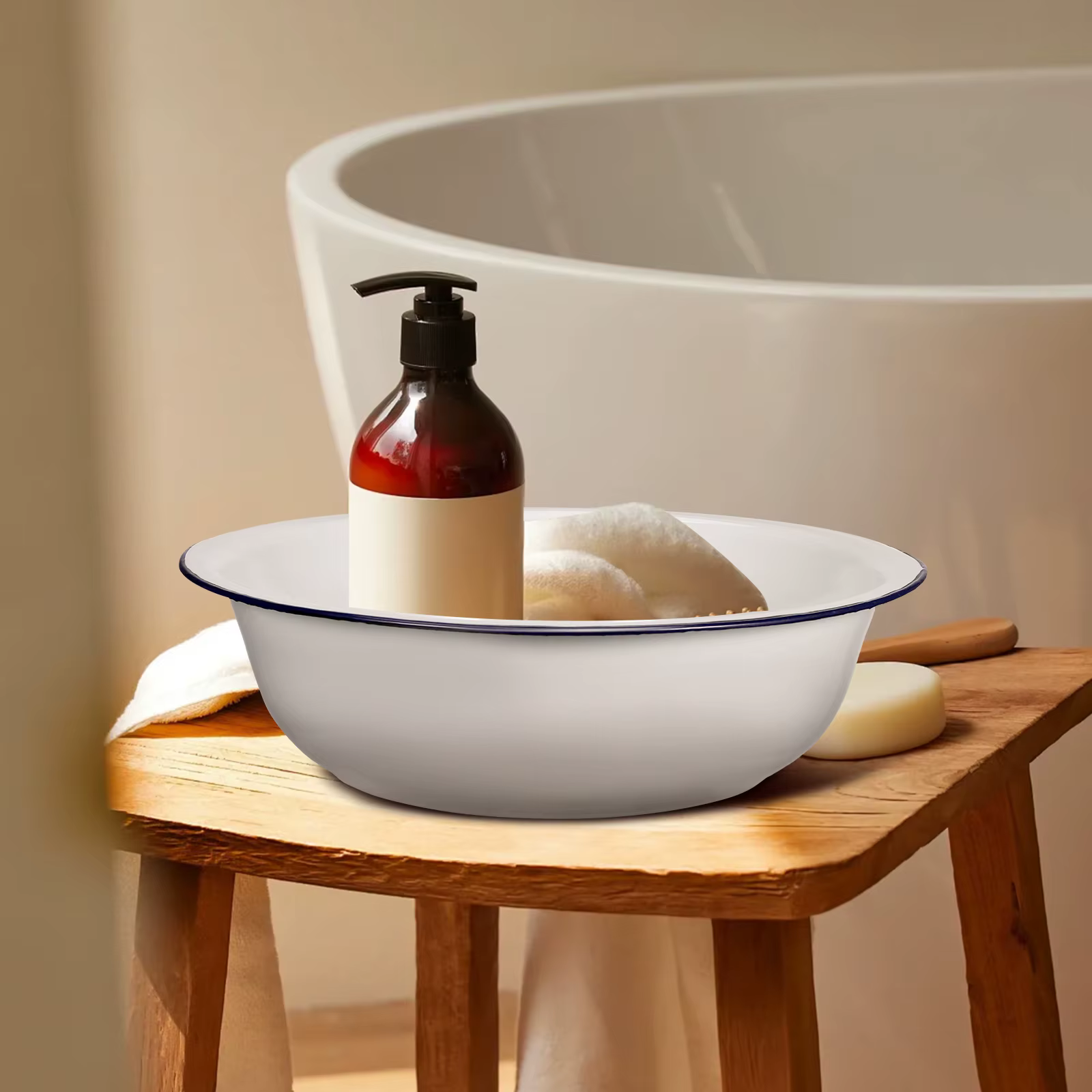 Lavabos de pieds en émail, lavabo de trempage des pieds, baignoire de trempage en émail, lavabo de lavage des pieds, lavabo de bain de pieds pour trempage des pieds
