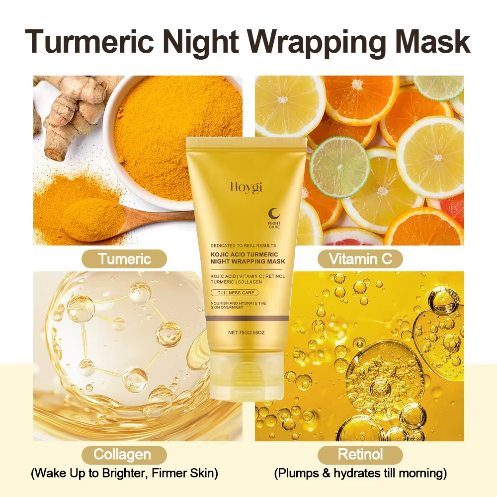 Masque au collagène profond au curcuma