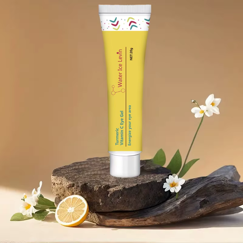Curcuma vitamine C crème pour les yeux éclaircissante cernes raffermissant la peau sérum de réparation instantanée