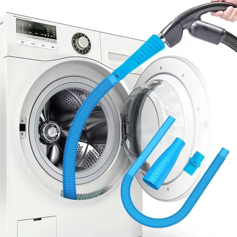 Kit de nettoyage des conduits d'aspirateur, Tuyau d'aspiration pour sécheuse, Dépoussiéreur en coton