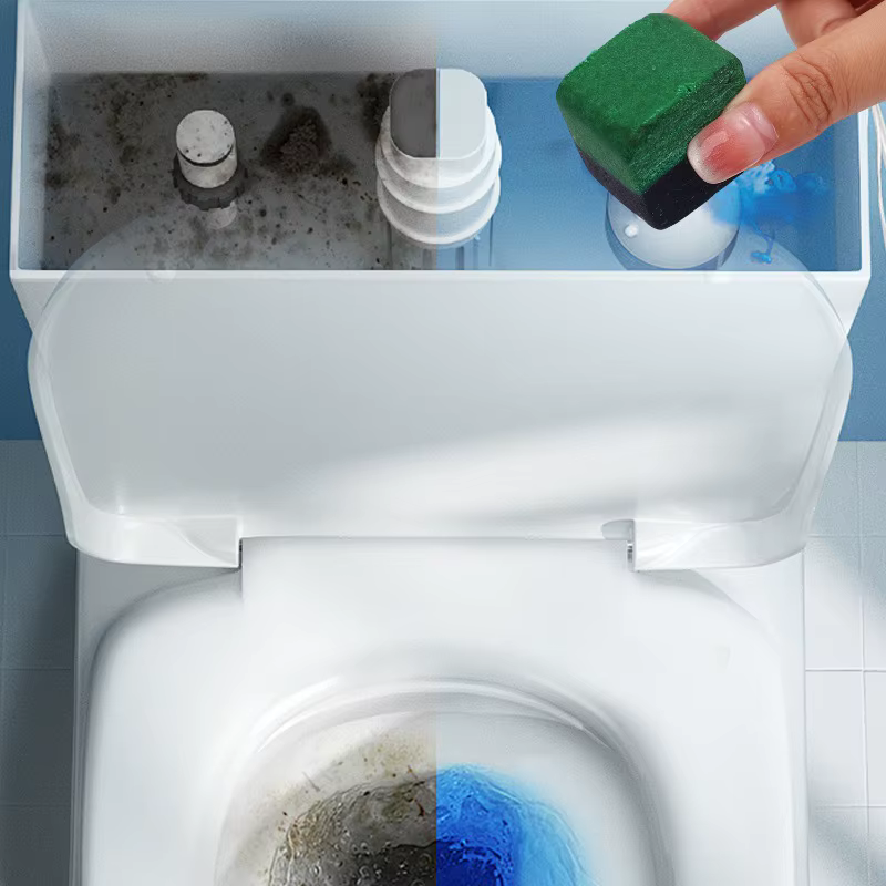 Mini Cube nettoyant pour cuvette de toilette, dissolvant de taches à haute nettoyage, éliminateur d'odeurs longue durée, facile à utiliser, blocs de nettoyage pour cuvette de toilette
