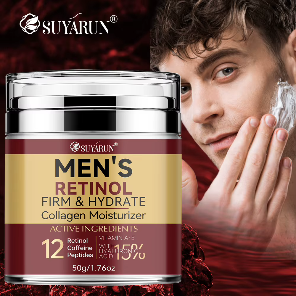 Crème pour le visage pour hommes au collagène et au rétinol – Anti-âge