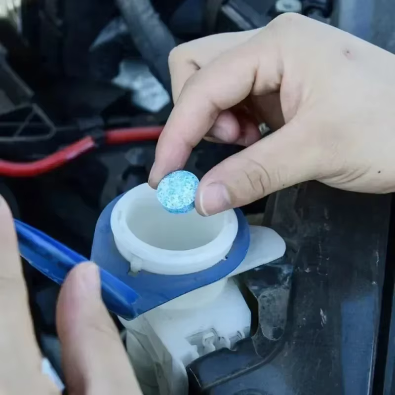 ISGTDRM nettoyant solide nettoyant pour pare-brise de voiture comprimé effervescent essuie-glace automatique verre nettoyage solide comprimés concentrés détergent