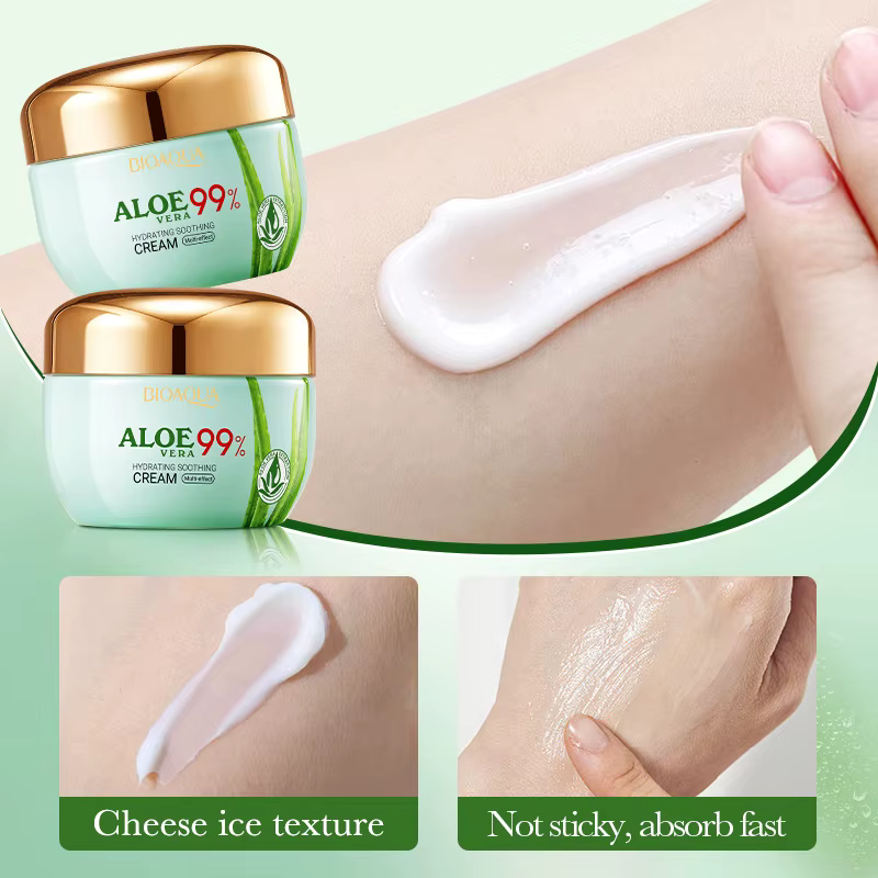Crème pour le visage à l'aloe vera BIOAQUA