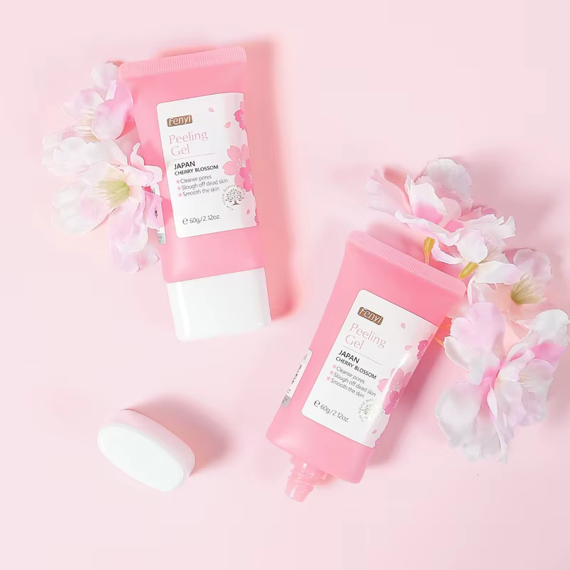 Gel exfoliant en fleurs de cerisier
