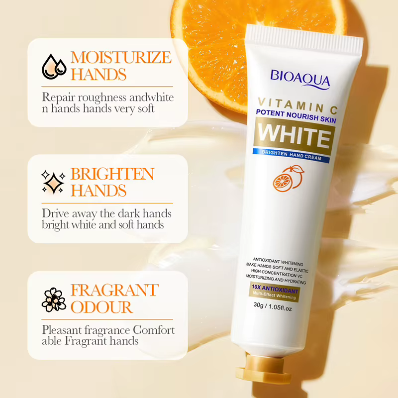 1/2 pièces Crème pour les mains BIOAQUA à la vitamine C