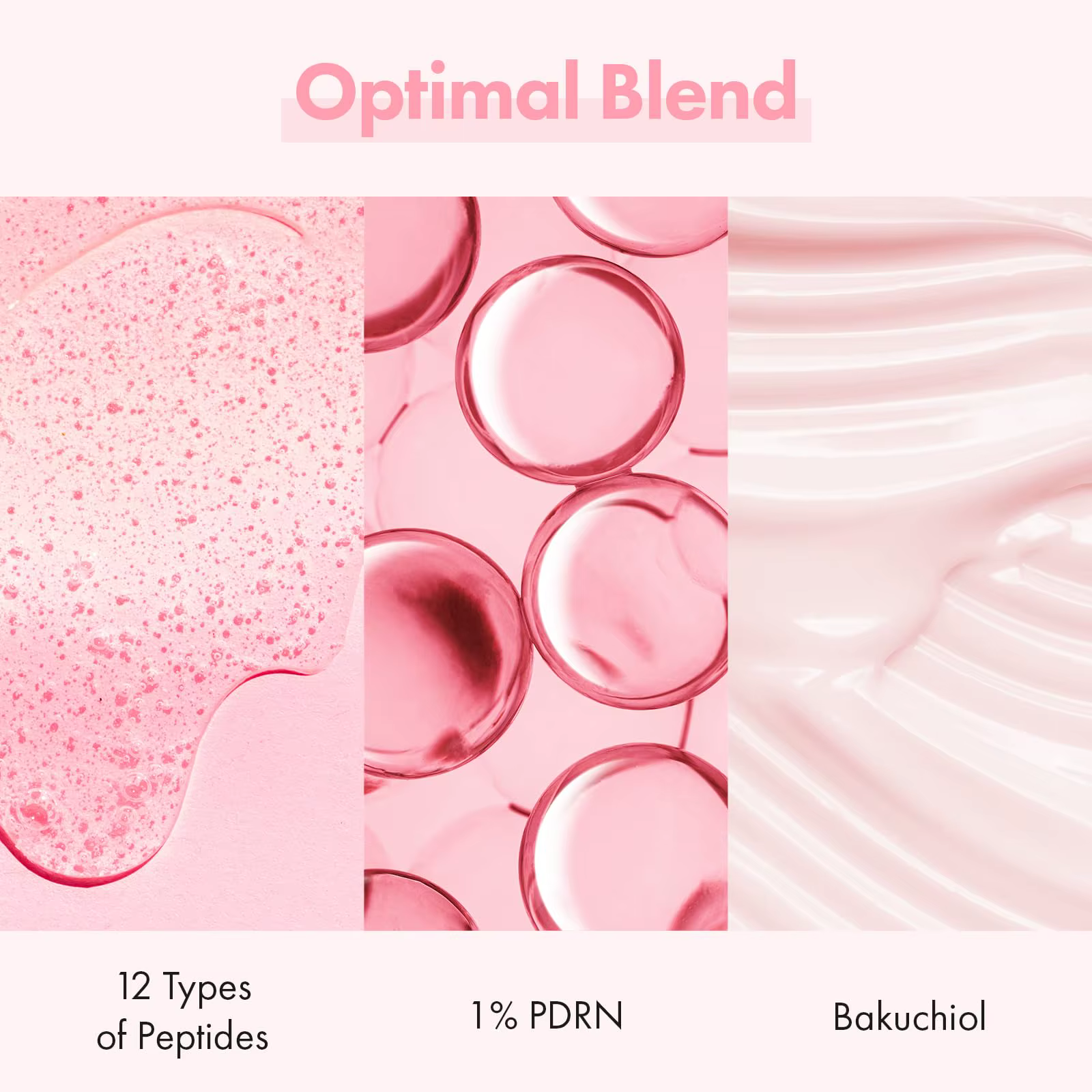 Soin du visage E-s-s-e-n-c-e Peau délicate et hydratante. Colagène hydrolysé au peptide rose pdrn