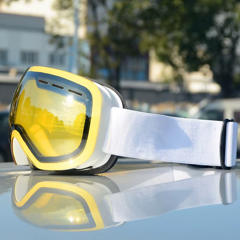 Lunettes de ski anti-buée double couche pour hommes et femmes, grand masque de ski, lunettes de protection UV400, lunettes de neige d'hiver, nouveau, 506