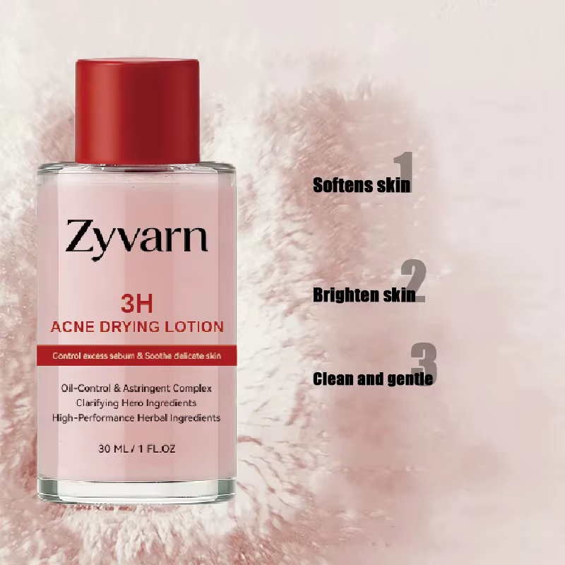 Essence concentrée contre l'acné à l'acide salicylique rose 30 ml - Contient de l'acide salicylique, de l'acide lactique, de la calamine, double soin à double acide