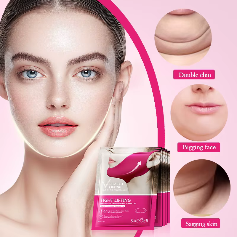 2/5 pièces masque de Lifting du visage en forme de V