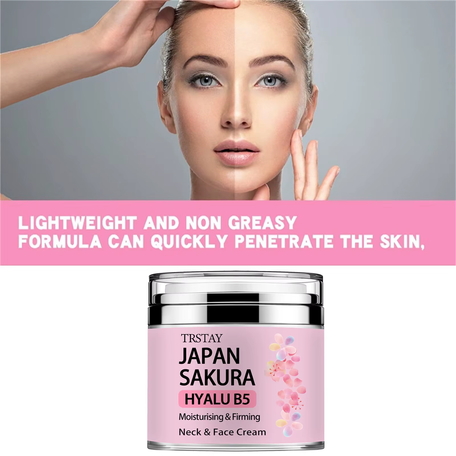 Crème à l'essence japonaise Sakura