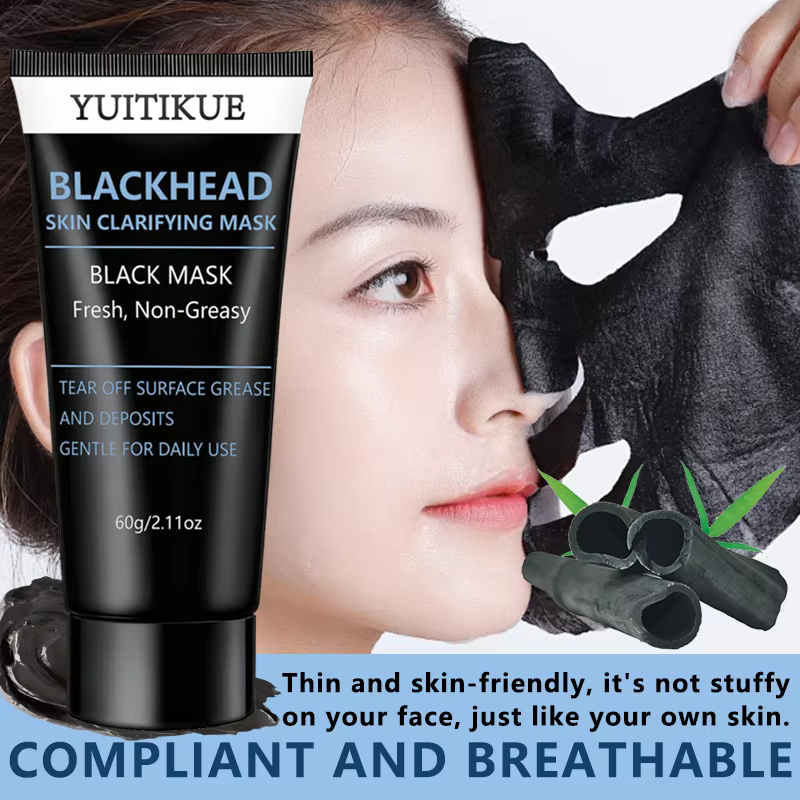 Masque clarifiant pour la peau YUITIKUE contre les points noirs 60g