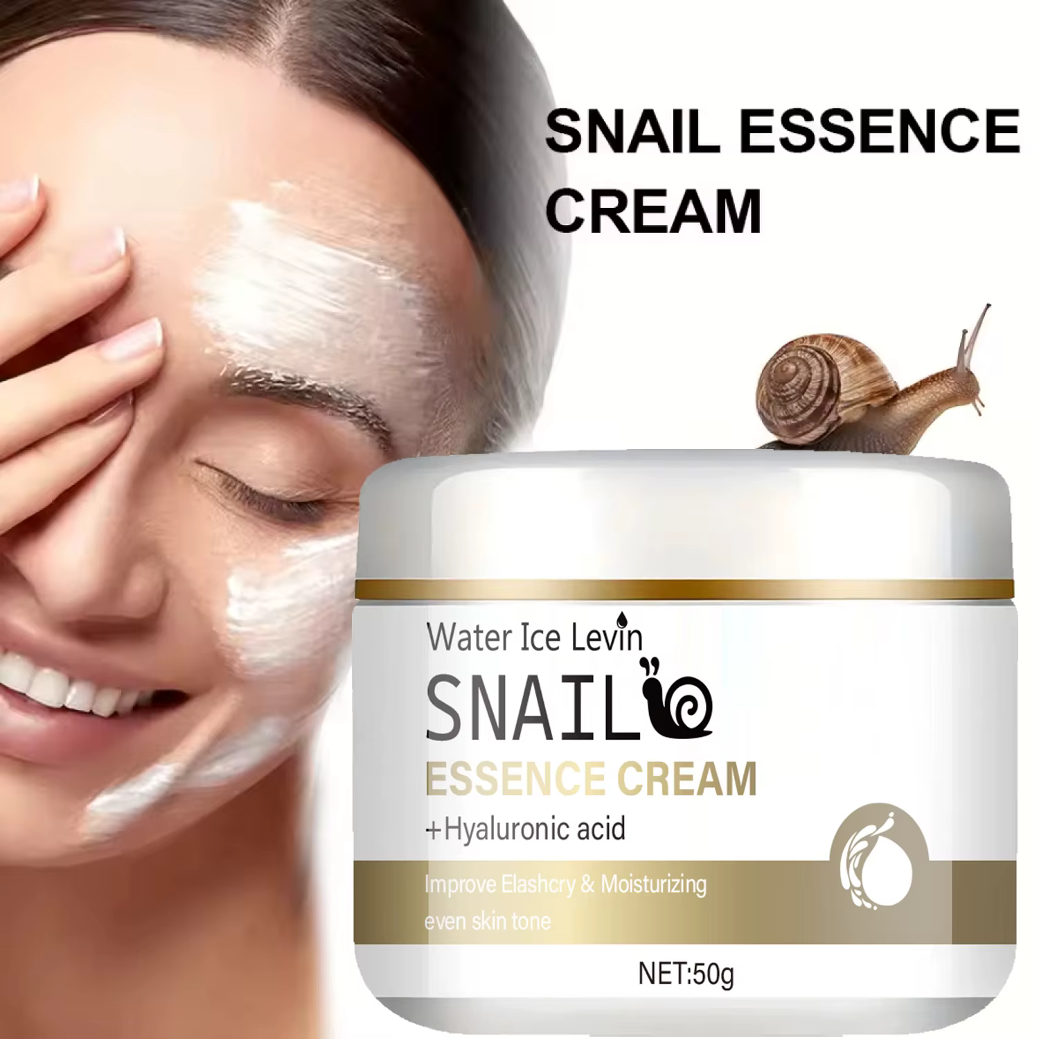 Crème hydratante à la bave d'escargot - Crème de jour et de nuit