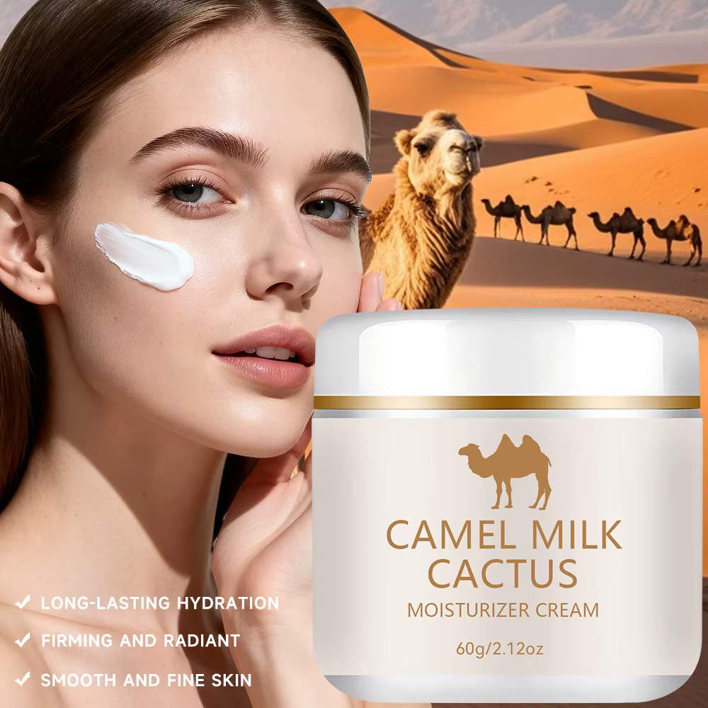 【Camel Milk & Cactus】Crème hydratant - Hydratation 72 heures