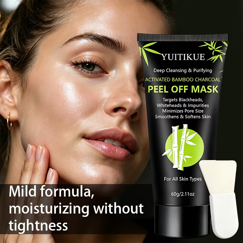 Masque peel-off au charbon de bambou activé