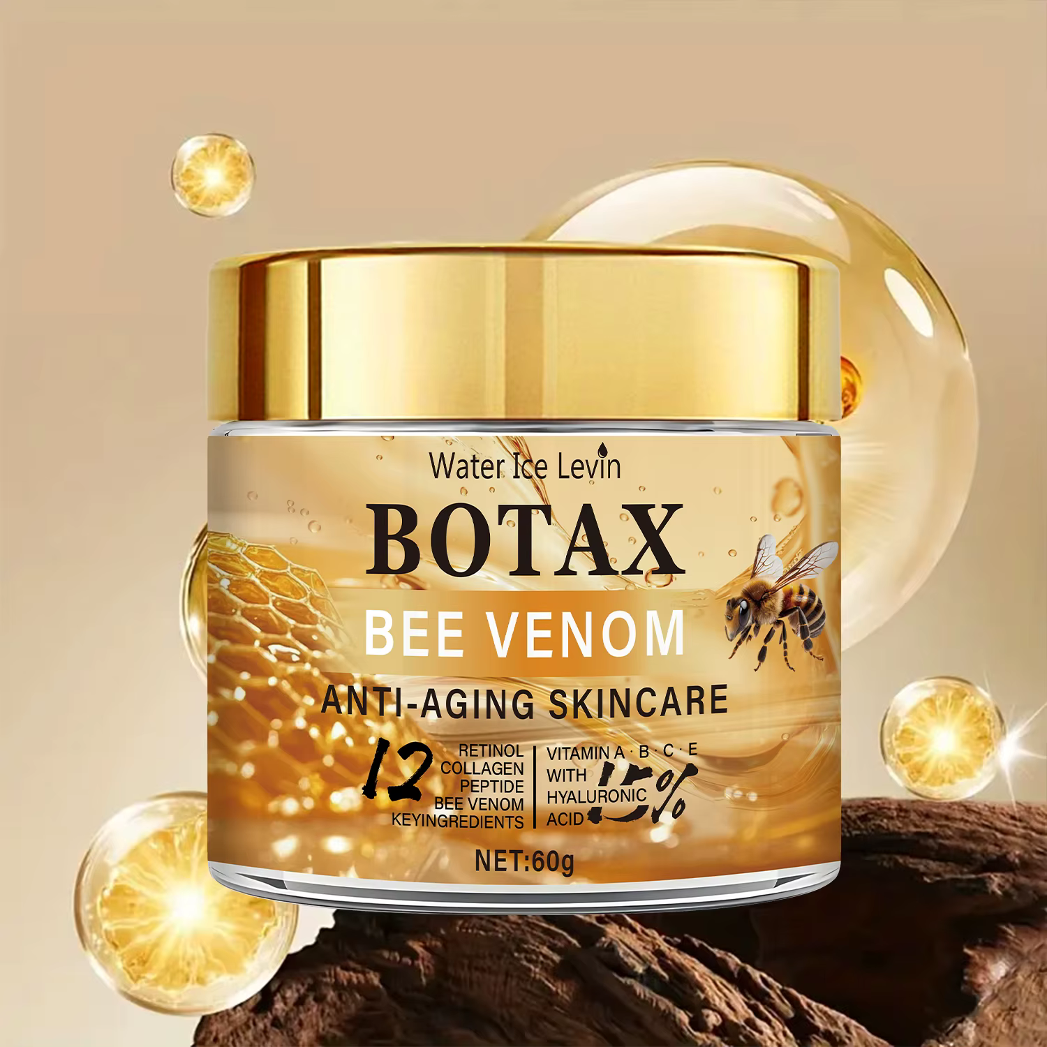 Crème au venin d'abeille Botax - Traitement des rides profondes