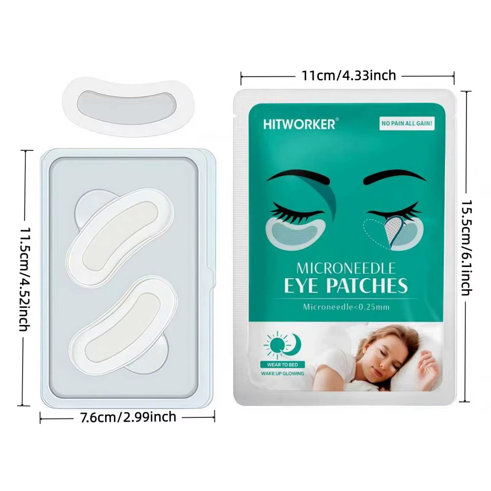 Masque pour les yeux à l'acide hyaluronique